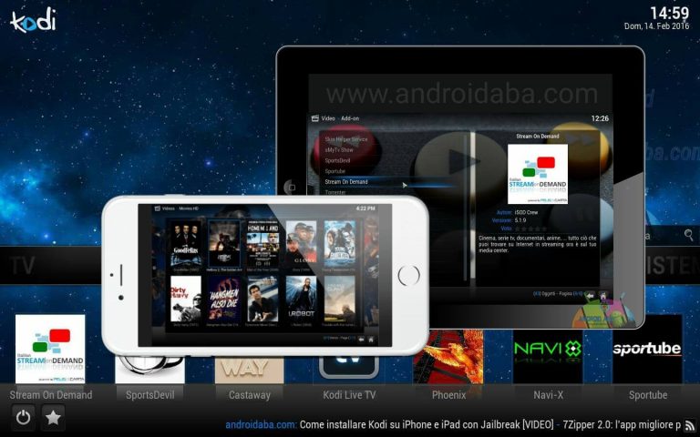 Stream On Demand su iOS ed Apple TV [KODI]