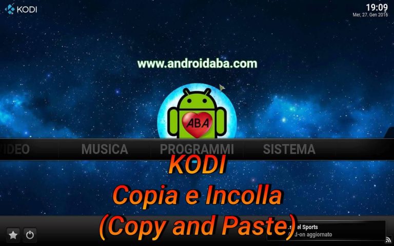 Kodi: ecco come fare il Copia e Incolla su Mac e Linux [Copy and Paste]