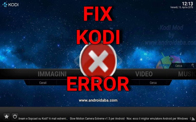 Kodi: ecco come eliminare gli errori di Log (Error Logs)