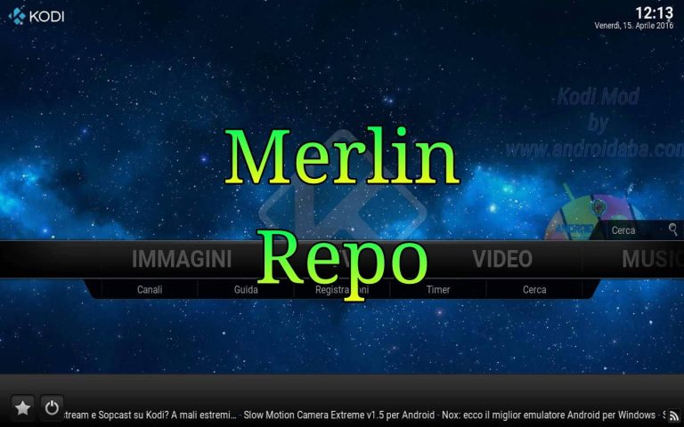 Come Installare Merlin Repo su Kodi