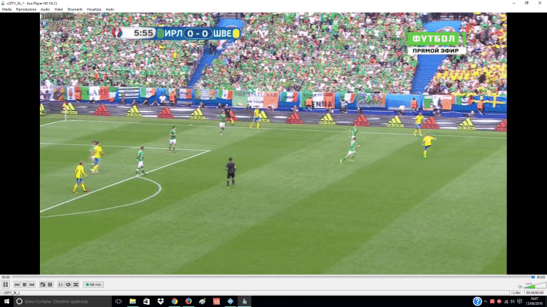 Partite perfette dal web con Ace Player HD e Sopcast