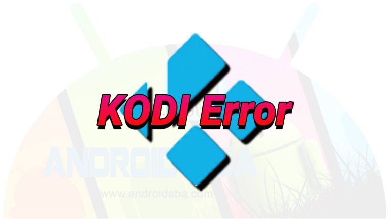 KODI error: Exception caught on main loop. Come risolvere