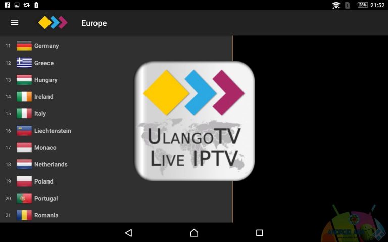 UlangoTV: l’app definitiva per vedere la TV su Android e Smart TV