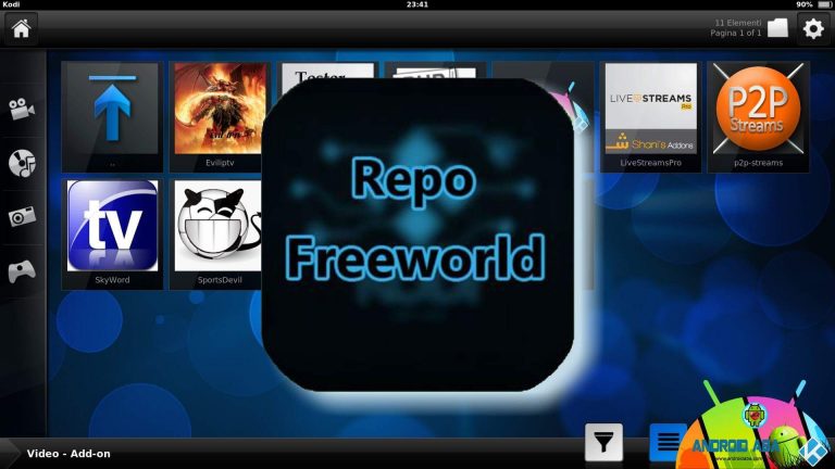 Repo FreeWorld per Kodi