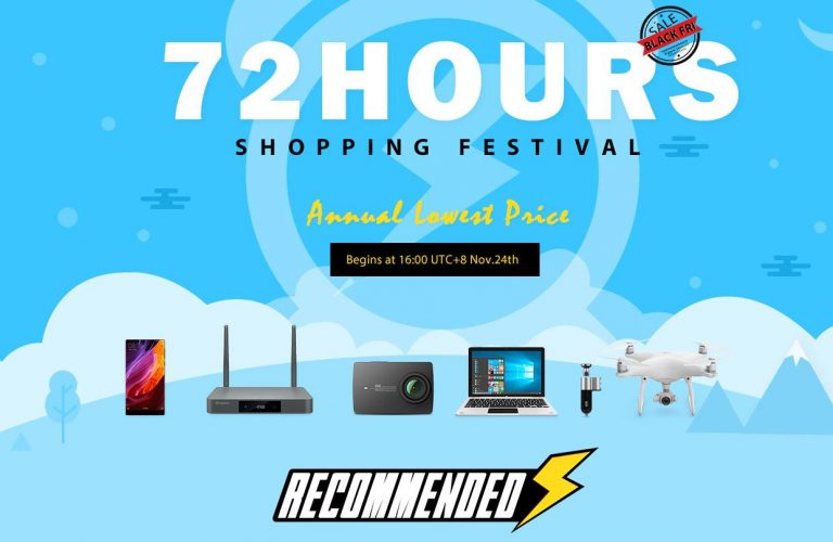 Geekbuying, scopri le promozioni 72 Hours Shopping Festival