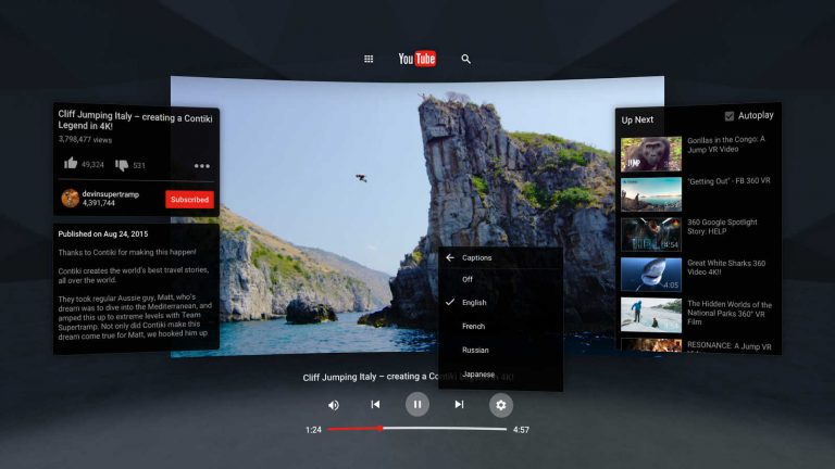 YouTube VR 1.00.01 per Android