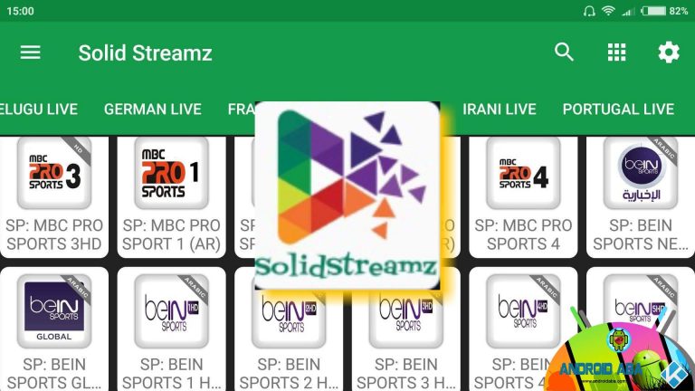 Solid Streamz per Android: TV Satellitare da Tutto il Mondo