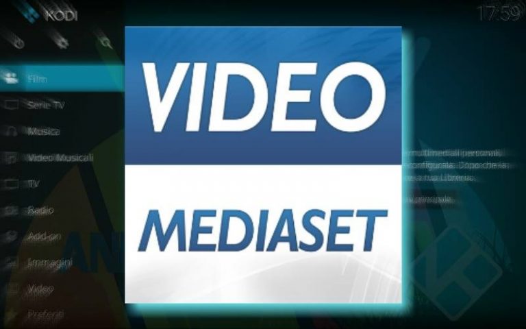 Video Mediaset KODI Add-On