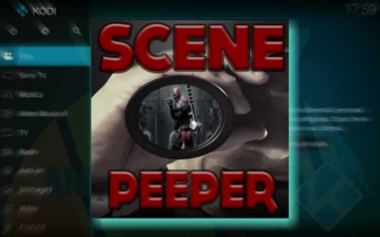 Scene Peeper Kodi Add-On