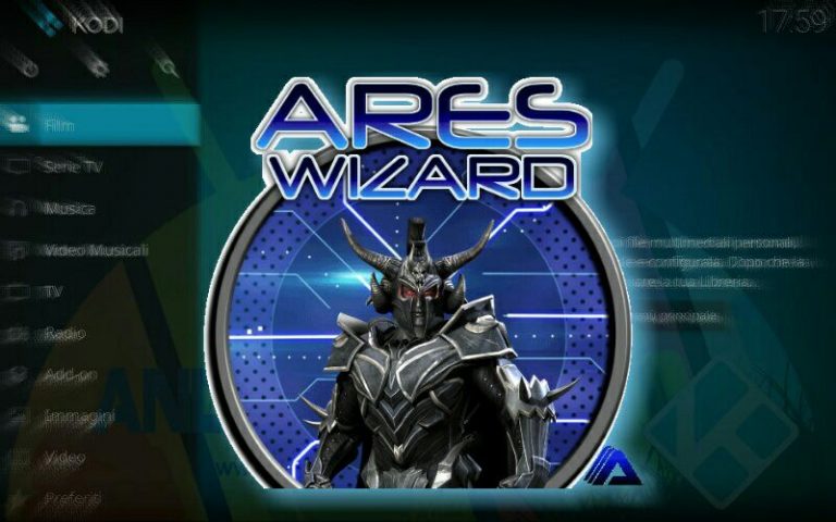 Il ritorno di Ares Wizard Kodi Add-On