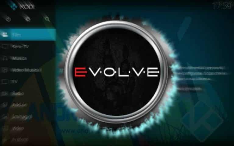 Evolve Kodi Add-On: Sport, Musica e tanto altro