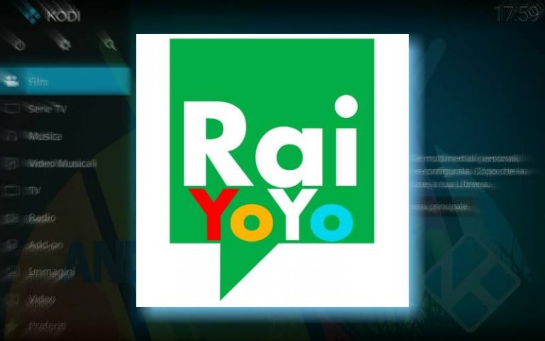 Rai YoYo Kodi Add-On by Wizy