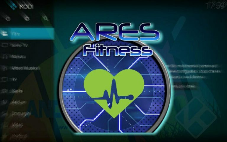 Ares Fitness Kodi Add-On (Nuova Repo)