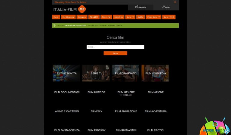 Italia-Film: Film e Serie TV in streaming senza pubblicità