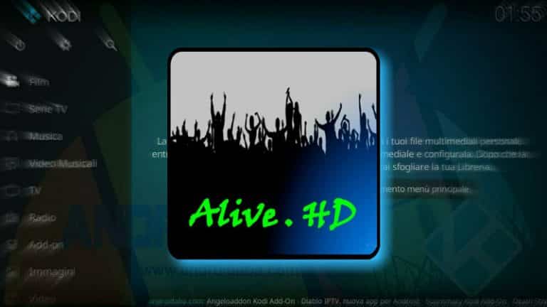 Alive HD Kodi Add-On (Nuova Repo)