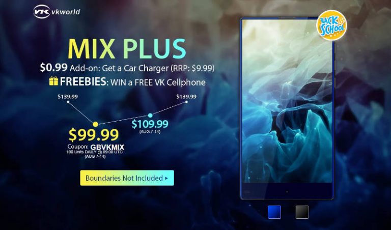 Vkworld Mix Plus 4G Phablet in offerta su GearBest