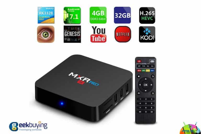 TV Box MXR PRO RK3328 in offerta su GeekBuying