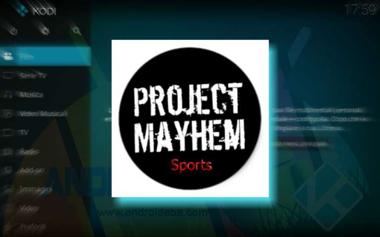 Project Mayhem Kodi Add-On