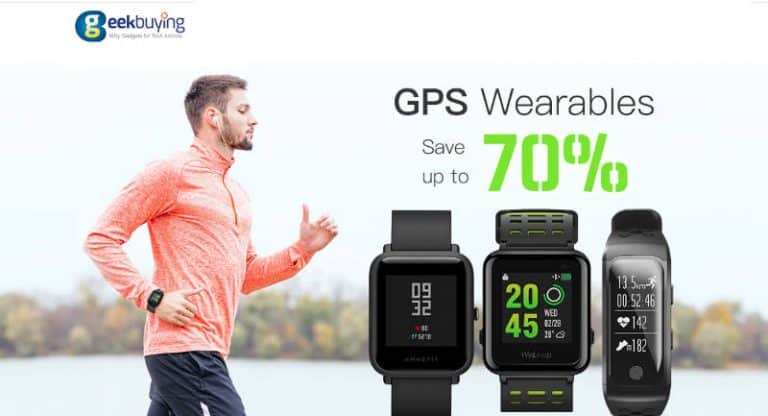 GPS Wearables: scopri la nuova promozione GeekBuying