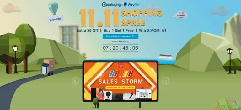 11.11 Shopping Free: sconti incredibili su GeekBuying