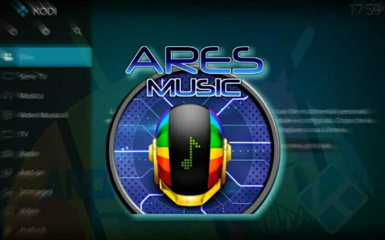 Ares Music Kodi Add-On