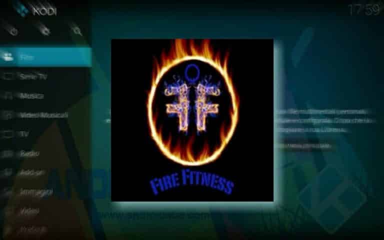 Fire Fitness Kodi Add-On