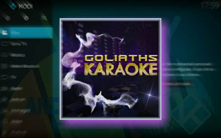 Goliaths Karaoke Kodi Add-On (Nuova Repo)