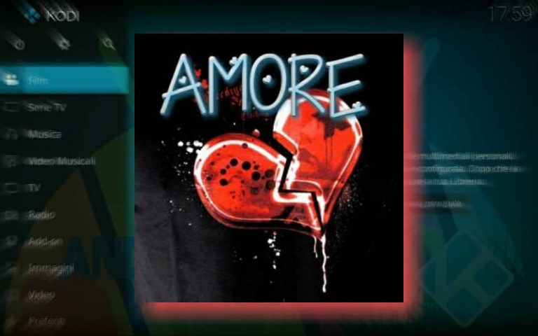 Amore Kodi Add-On