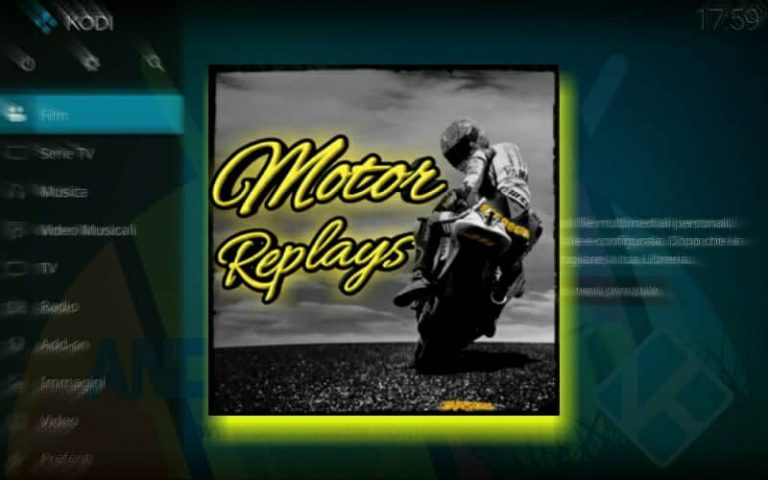 Motor Replays Kodi Add-On