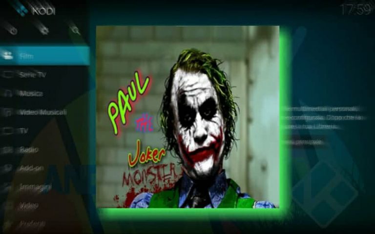 PaulTheJoker, il nuovo Kodi Add-On made in Italy