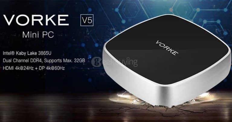 Vorke V5, il Mini PC con Windows 10 in offerta su GeekBuying