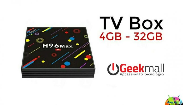 TV Box H96 Max H2 in offerta su GeekMall – Consegna a tempo di Record