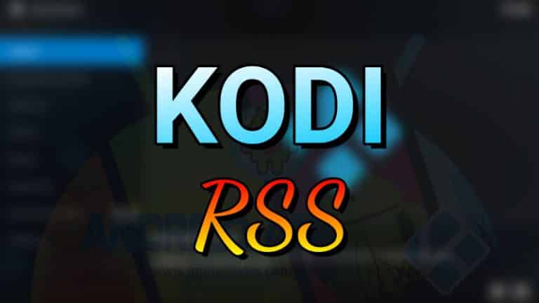 KODI 17/18: come modificare e personalizzare gli RSS