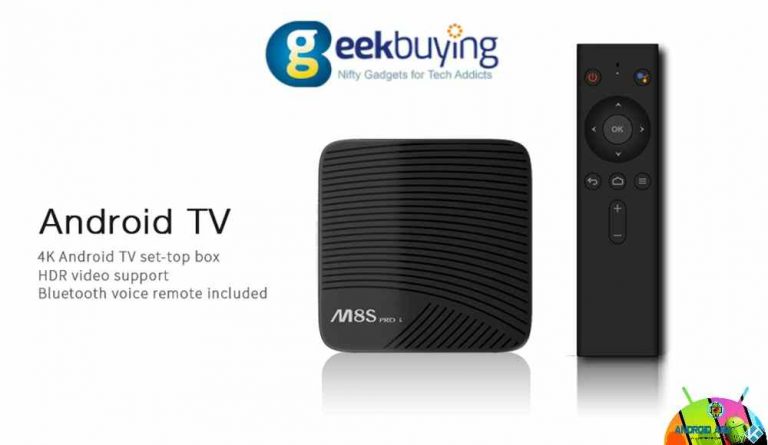 Mecool M8S Pro L in offerta su GeekBuying (TV Box con Android TV)