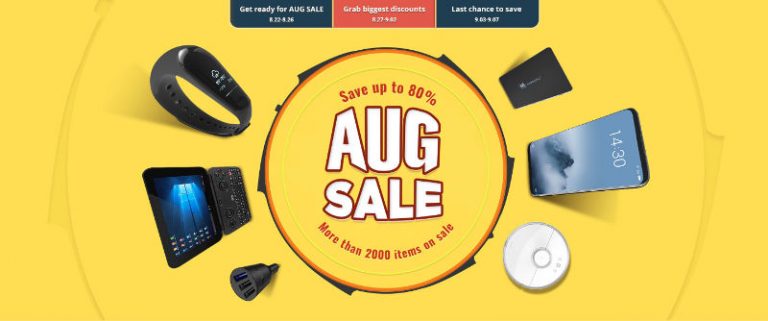 AUG SALE: le super offerte di agosto firmate GeekBuying