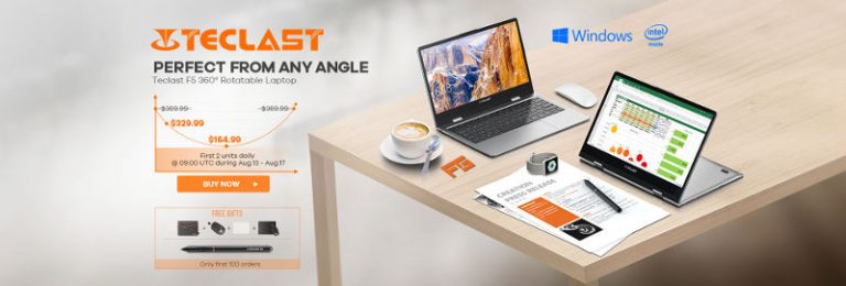 Teclast F5 Laptop in prevendita su GearBest