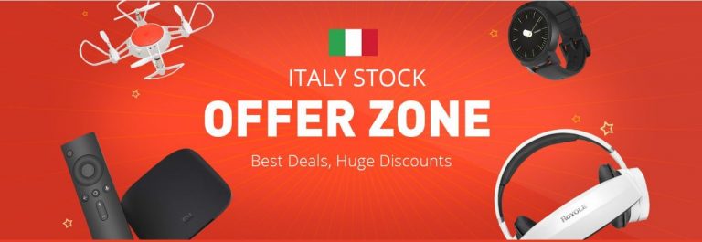 Italy Stock: le incredibili offerte firmate GeekBuying