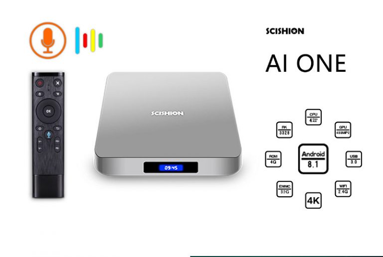 SCISHION AI ONE TV Box Android 4/32GB in offerta su GeekMall