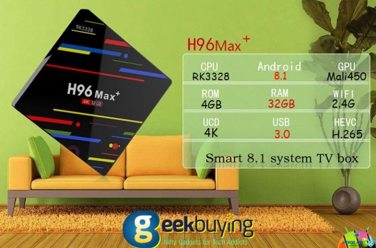 TV Box H96 Max in offerta su GeekBuying dai magazzini Europa