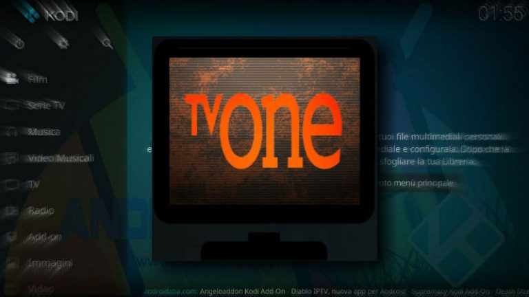 tvOne: tutti i canali di TVTAP Pro su KODI