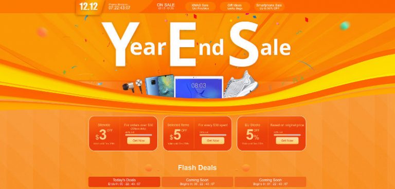 1212 Year End sale: la nuova promozione GeekBuying