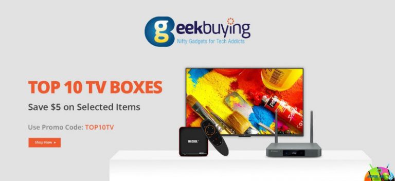 Top 10 TV Boxes: i migliori TV Box in offerta su GeekBuying