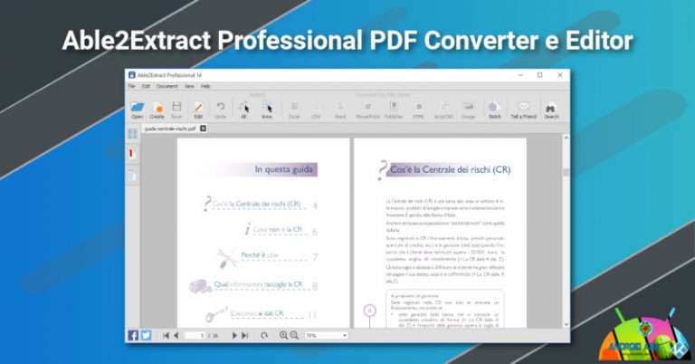 Recensione: Able2Extract Professional PDF Converter e Editor