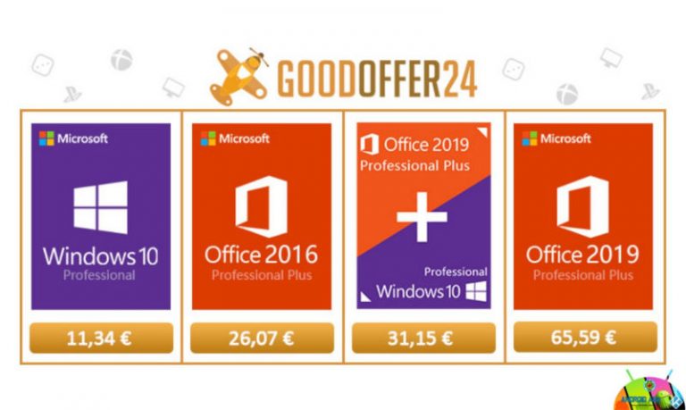 Licenze Windows 10 e Office 2016 a meno di €11.34