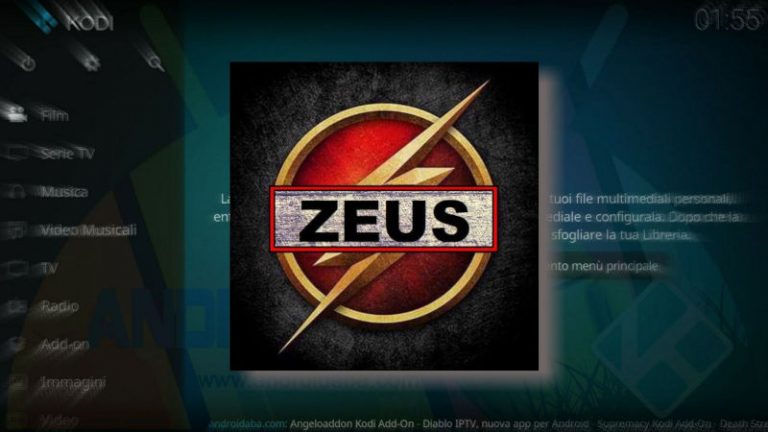 ZEUSTV KODI Add-On (Nuova Repo)