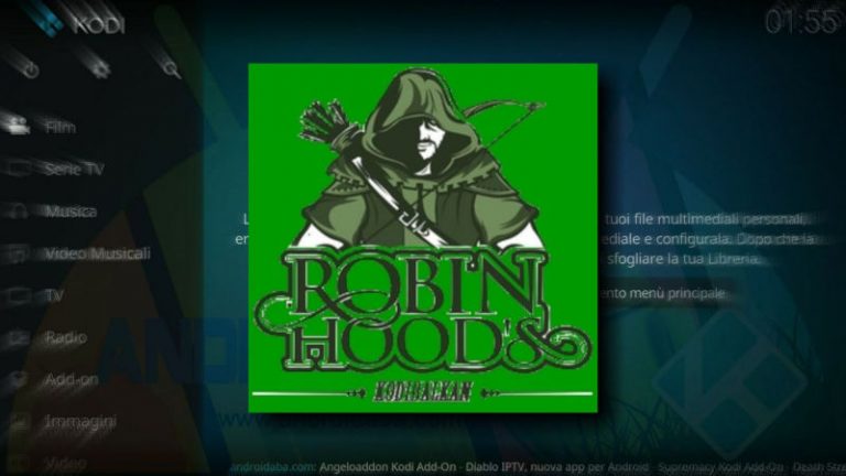 Robin Hood TV KODI Add-On (Nuova Repo)