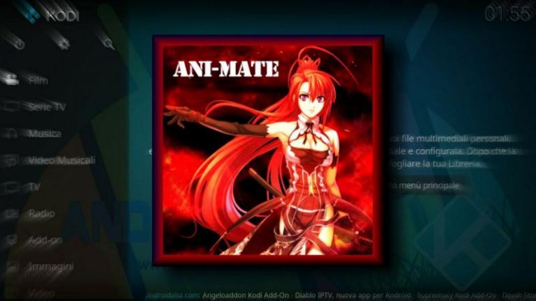 Ani-Mate KODI Add-On: Cartoni e Anime in inglese