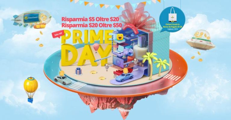 Arriva il Gearbest Prime Day: Offerte a non finire