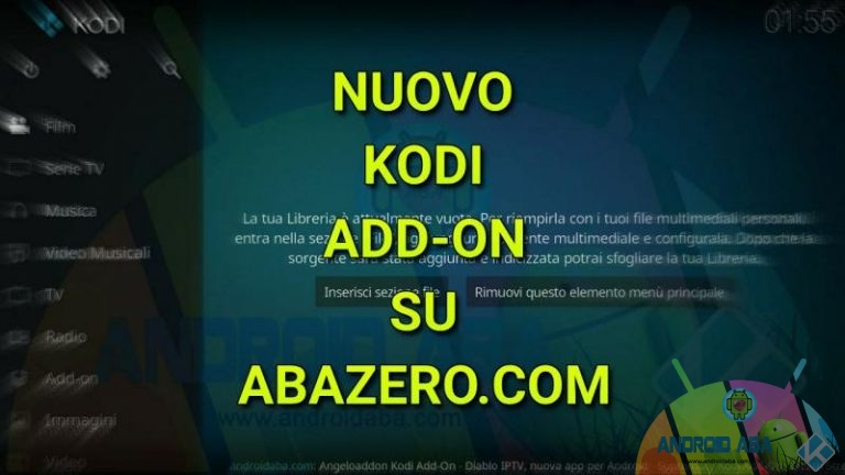 Nuovo KODI Add-On su abazero.com