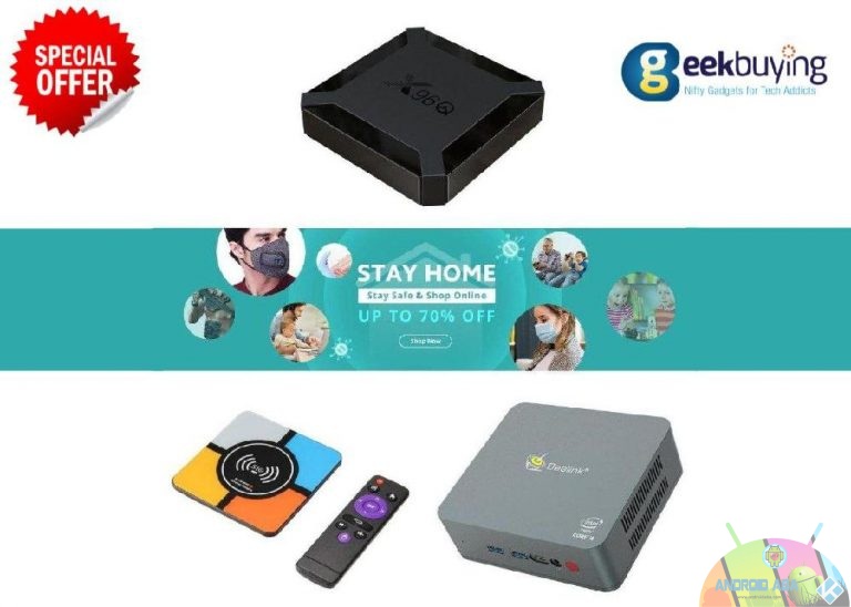 Stay Home: la nuova promozione GeekBuying. Dalle mascherine ai TV Box